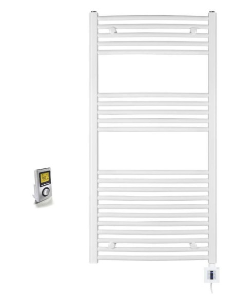 Sèche-serviette électrique Galbé Blanc