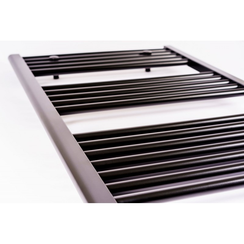 Radiateur sèche-serviette H180x60cm noir mat