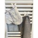 Patères en V blanches pour sèche serviette