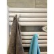 Patères en V blanches pour sèche serviette
