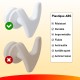 Patères en V blanches pour sèche serviette