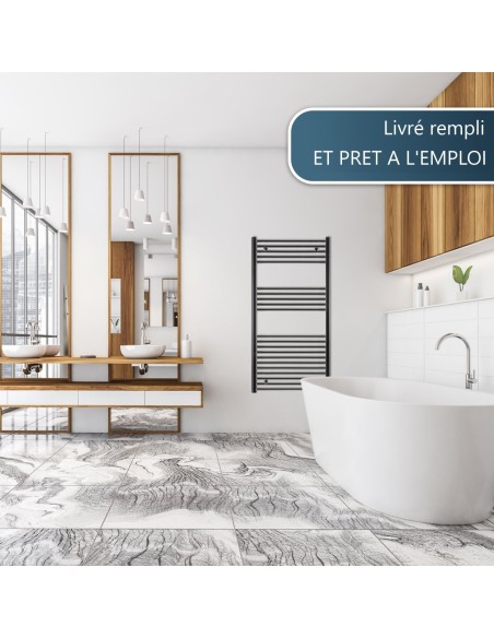 Sèche-serviette électrique échelle Chromé