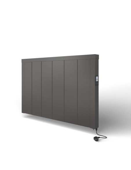 Radiateur inertie noir "FLAT" TECHNOTHERM