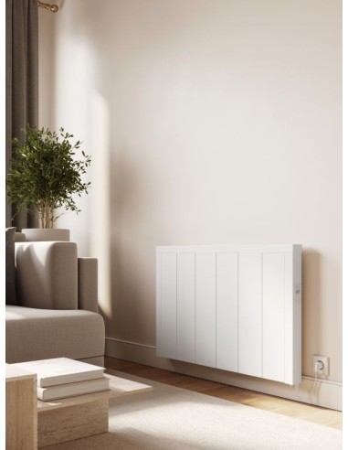 Radiateur inertie noir "FLAT" TECHNOTHERM