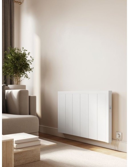 Radiateur inertie noir "FLAT" TECHNOTHERM