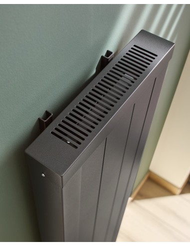 Radiateur inertie noir "FLAT" TECHNOTHERM