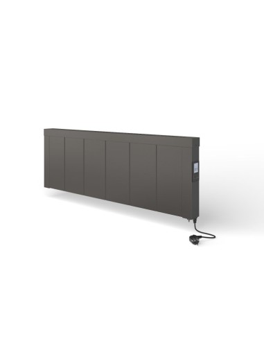 Radiateur inertie noir "FLAT" TECHNOTHERM