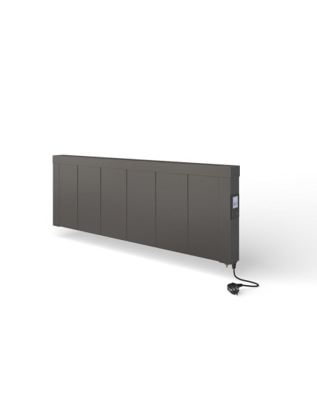 Radiateur inertie noir "FLAT" TECHNOTHERM