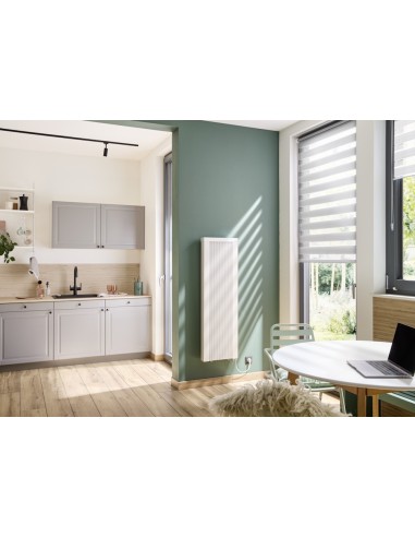 Radiateur inertie noir "FLAT" TECHNOTHERM