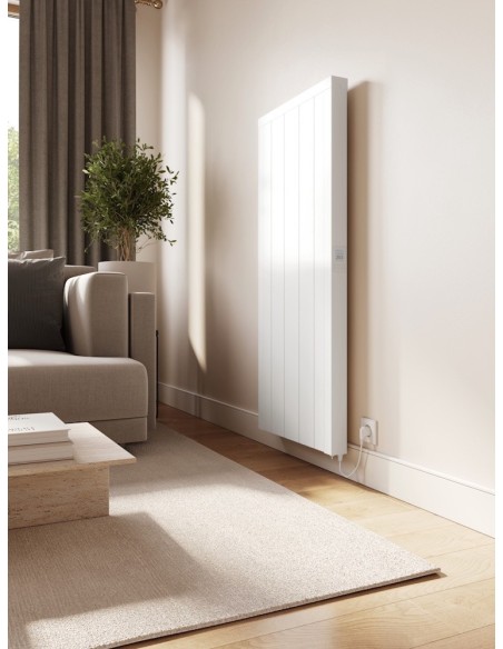Radiateur inertie noir "FLAT" TECHNOTHERM