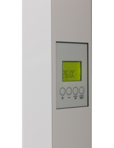 Radiateur inertie noir "FLAT" TECHNOTHERM