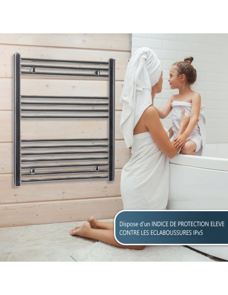 radiateur sdb chrome